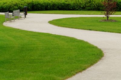 Concrete Walkway Under Construction
